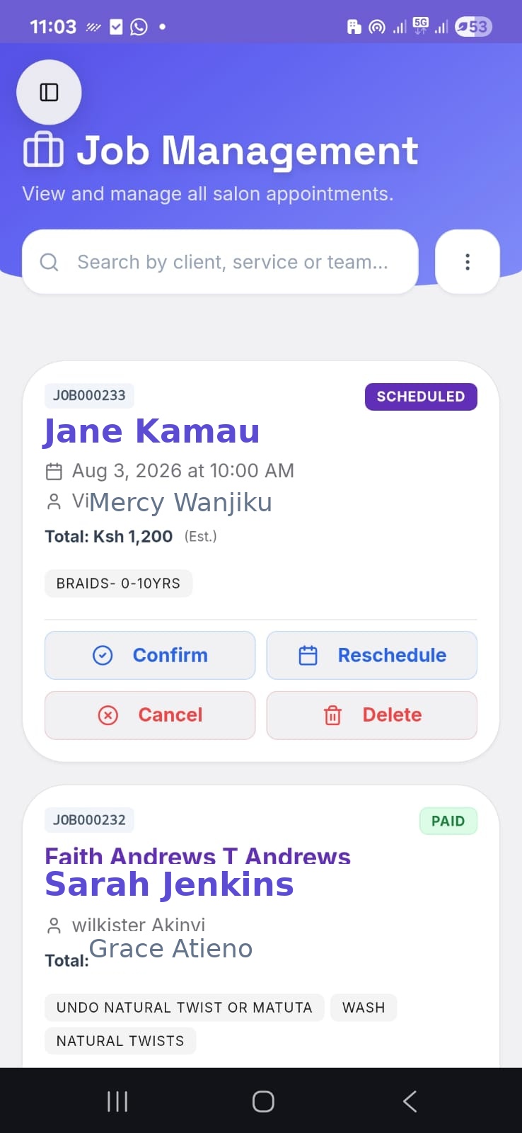 Job Card Management